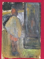 Veres Mihály [1937-1997] festmény