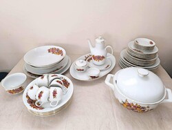MZ Carlsbad (Moritz Zdekauer) 50 részes csehszlovák porcelán étkészlet (6 személyes teljes készlet)
