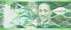 5 dollár 2013 Barbados