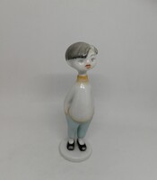 Hollóházi porcelán art deco fiú!