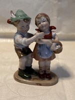 Német, Germany Lippelsdorf, Wagner & Aple Bertram 1935-1949. Porcelán Páros Figura Pár