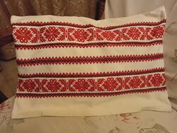 Régi, beregi mintás szőttes díszpárnahuzat