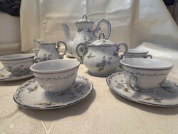 Zsolnay Barackvirág mintás kávéskészlet