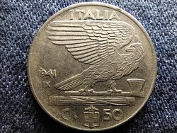 Olaszország III. Viktor Emánuel (1900-1946) mágneses 50 Centesimi 1941 R