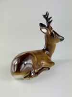 Zsolnay porcelán őz - Sinkó András