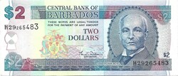 2 dollár 2000 Barbados 3.