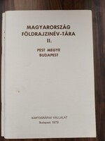 Magyarország földrajzinév-tára II. Pest megye Budapest