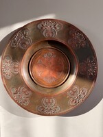 Antik WMF Szecessziós (Jugendstil) Réz Dísztál - 41 cm, Jelzett