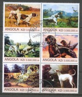2000 - Vadászkutyák - Angola - pecsételt sor