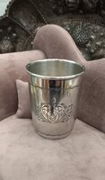 Antik Ezüst Keresztelő Pohár