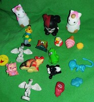 Retro minőségi 18 darabos GUMI játék figura csomag EGYBEN a képek szerint