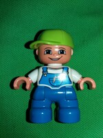 MINŐSÉGI LEGO® DUPLO építész figura + háztető alap játék figura szép állapot a képek szerint