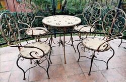 Baroque Garden Set - (1 table + 4 chairs)