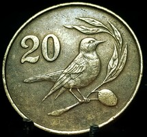 Ciprus 20 cent, 1983 E04D3