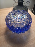Bohemia kobaltkék kristály bonbonier
