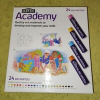 Derwent Academy 24 darabos olajpasztel készlet, oil pastels