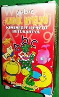 Angol nyelv KÖNNYŰ TANULÁSÁHOZ gyermek készségfejlesztő játék kártya dobozával a képek szerint