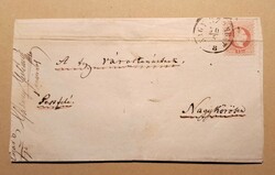 „1868 Osztrák–Magyar Monarchia hivatalos levél – Nagykőrös Várostanács, viaszpecsét