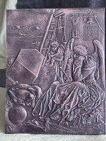 Szabó György  bronz dombormű