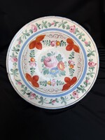 Antik régi esküvői Hollóházi falitányér