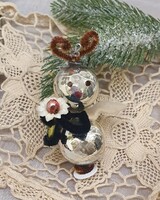 Karácsonyfadísz üveg, figurális dísz kisbogár