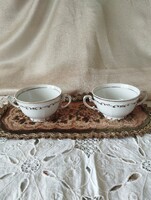 Zsolnay leveses csésze ( 2 db )>