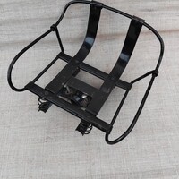 Veterán bicajhoz fém rugós gyerekülés