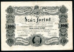 1848 100 Forint - eredeti tartás