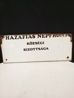Enamel Sign - Patriot Front