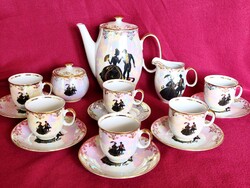 Mz árnyképes kávés- teáskészlet