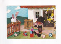 HÚ:22 Húsvéti képeslap  "BÁBOS"