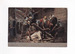 HV:63 Húsvéti vallásos képeslap "Postatiszta"