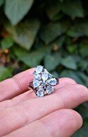 Gyönyörű topáz köves ezüst gyűrű