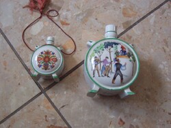 2 db zsolnay kulacs