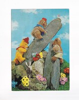 HÚ:23/A Húsvéti képeslap "BÁBOS" Postatiszta! Foltos!