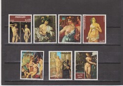 Paraguay 1973 - Festmények a firenzei múzeumokból ** bélyegsorozat