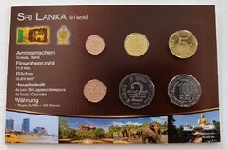 Sri Lanka 6 érme bliszter forgalmi sor
