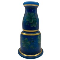 Biedermeier éjszakai üveg és pohár M01159