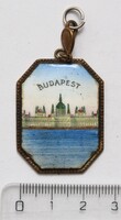 Budapest tűzzomác medál 1920-30-as évek szuvenír
