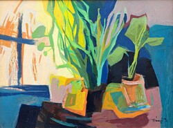 Illényi Tamara (1944-) : Csendélet, 60x80 cm.,Képcsarnokos