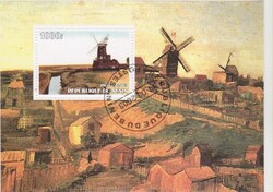 Benin illegális blokk festmények/szélmalmok 2003