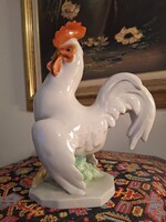 Herendi kakas Nagyméretű kézzelfestett