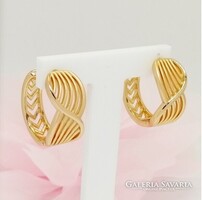 Xuping aranyozott antiallergén karika fülbevaló, 22 mm (2723)