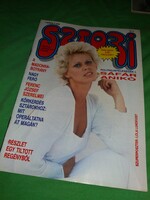 1989 .4.Szám story - independent entertainment newspaper magazine with erotic nude + Madonna poster