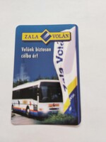 ZALA VOLÁN kártyanaptár 1999