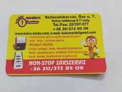 HERMAN KULCS-ZÁRDA BT. Székesfehérvár kártyanaptár 2022/2023