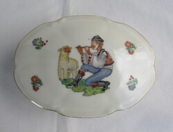 Régi Drasche porcelán bonbonier
