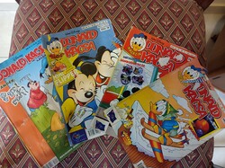 Donald kacsa/ 4 db/sèrült/ Szèpsèghibàs/ egyben/Kèpregèny