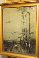 A Early Painting by Jenő Kárpáthy