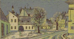 Csavlek András : "Sopron télen" 1973